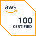 AWS 100 APN Certification Distinctionのロゴ